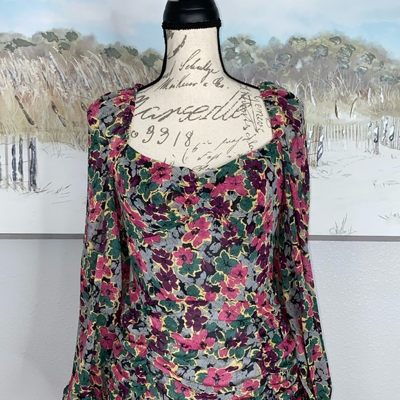 Buddy Love Madeline Long Sleeve Party Dress in Blooms Size M 🌸LIKE NEW!🌸 - Picture 4 of 16
